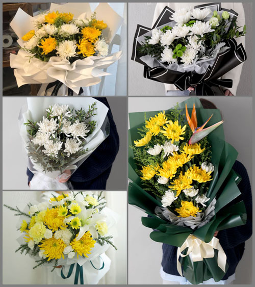 广东广州市增城区仙村镇蓝山村白事花束代送